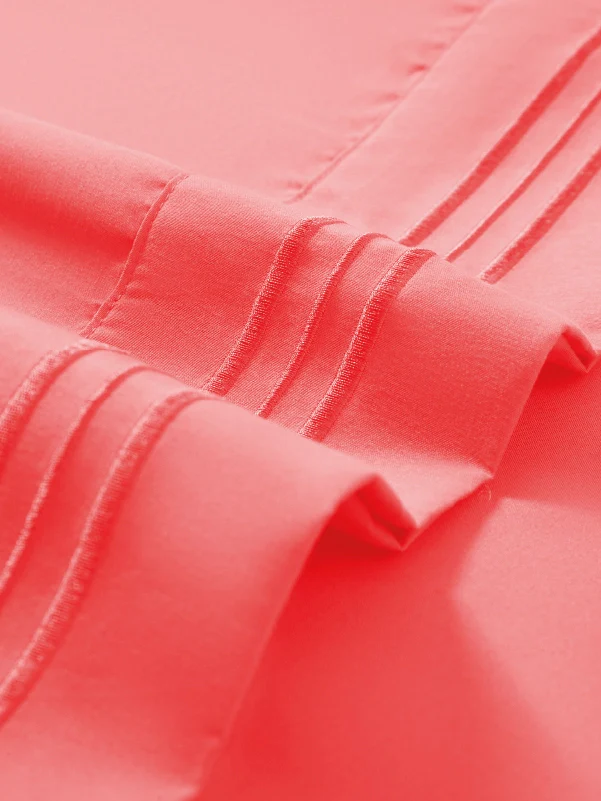Coral Bamboo Pillow Cases Sets - Hypoallergenic & Soft Pillowcase for Bamboo - Image 3