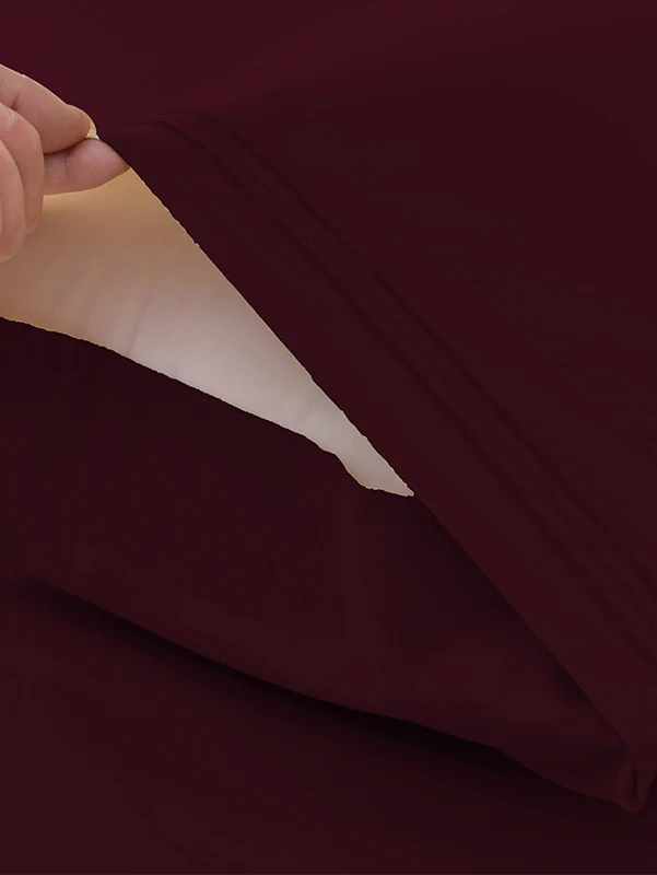 Eggplant Bamboo Bed Sheets - Cooling Comfort For Modern Bedrooms - Image 2