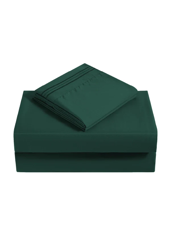 Emerald Bamboo Pillow Cases Sets - Soft & Breathable Bamboo Pillowcases - Image 3