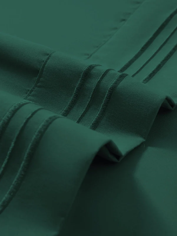Emerald Bamboo Pillow Cases Sets - Soft & Breathable Bamboo Pillowcases - Image 5