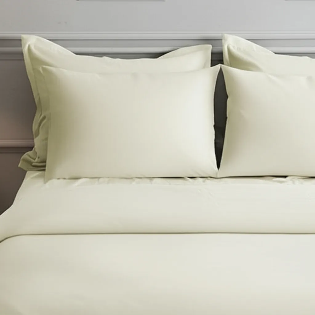 Ivory Bamboo Bed Sheets - Cooling Comfort For Modern Bedrooms - Image 2