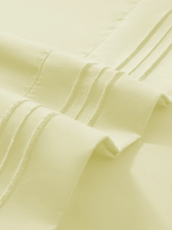 Ivory Bamboo Pillow Cases Sets - Hypoallergenic Soft Pillowcase for Bamboo - Image 5