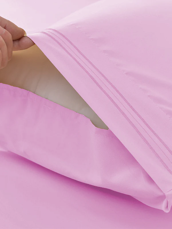 Pink Bamboo Bed Sheets - Cooling Comfort For Modern Bedrooms - Image 3