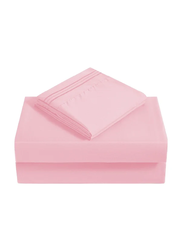 Pink Bamboo Pillow Cases Sets - Hypoallergenic & Smooth Pillowcase for All - Image 2