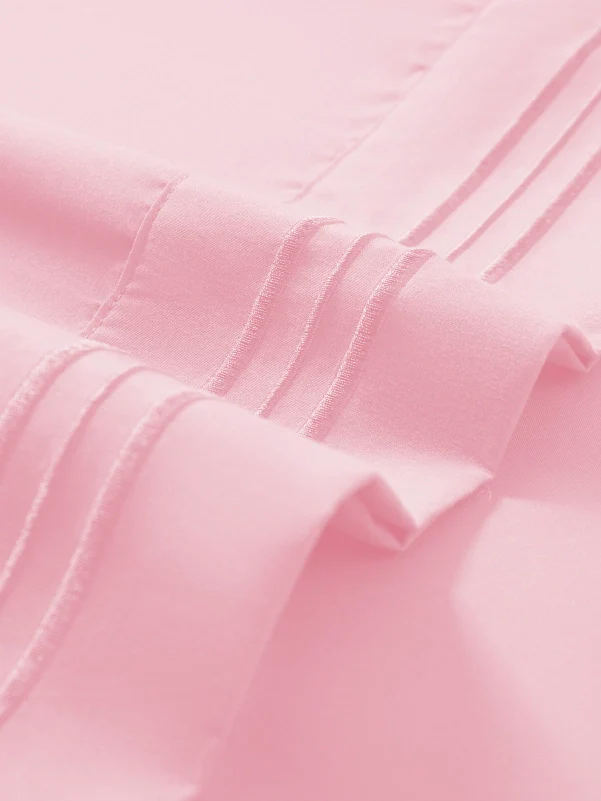 Pink Bamboo Pillow Cases Sets - Hypoallergenic & Smooth Pillowcase for All - Image 3