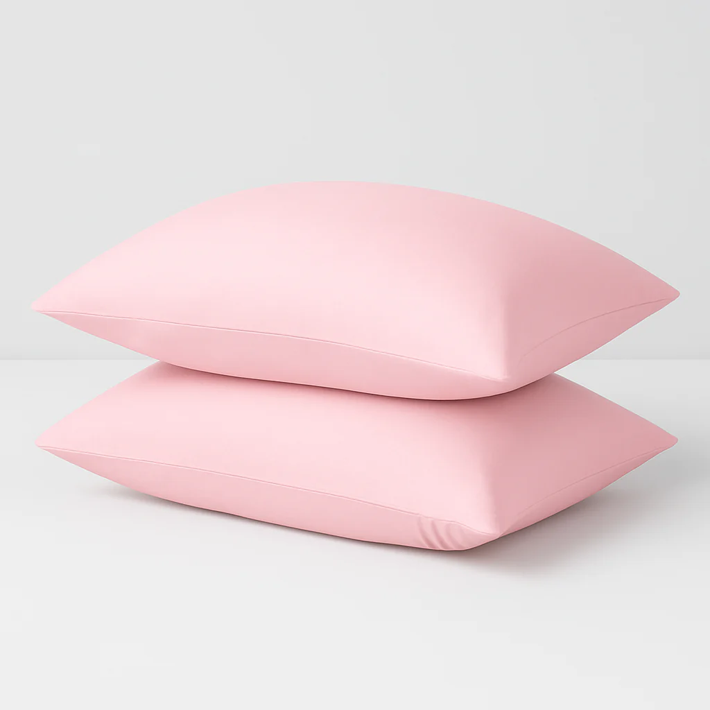 Pink Bamboo Pillow Cases Sets - Hypoallergenic & Smooth Pillowcase for All - Image 4