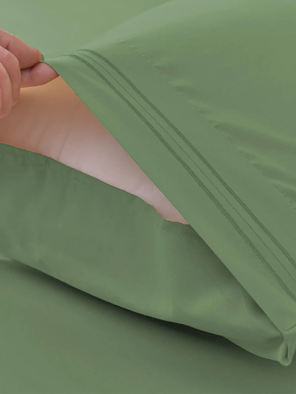 Sage Green Bamboo Bed Sheets - Cooling Comfort For Modern Bedrooms - Image 3