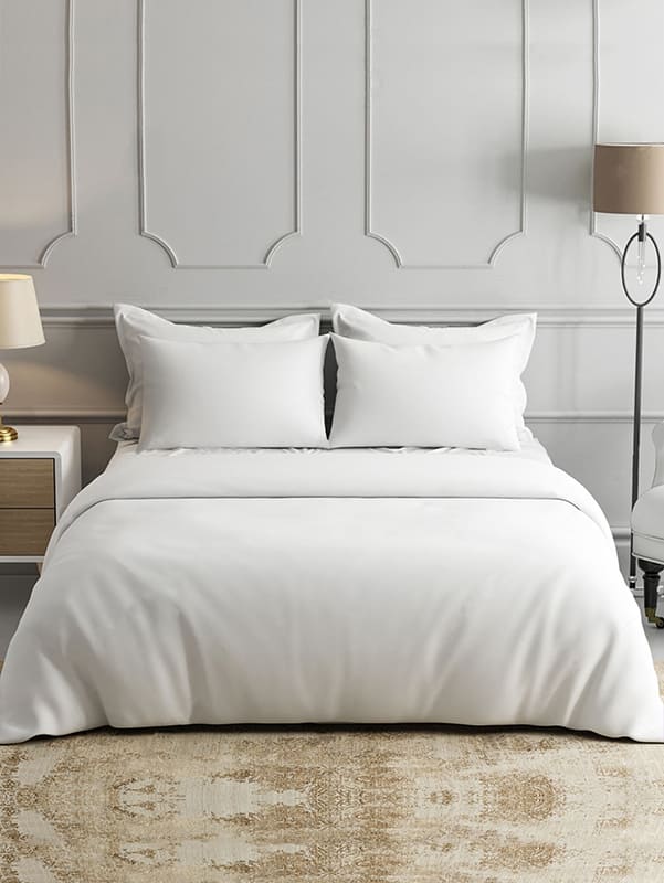 White Bamboo Bed Sheets - Ultra Cooling Comfort For Every Season - Image 2